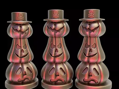 hallowen pumpkin decor 3D print model