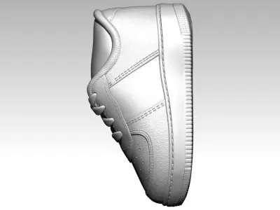 Realistic Sneaker Shoe High Detail 3D Printable Footwear Model 3D print model