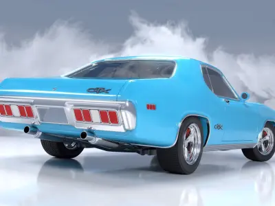 Plymouth GTX - 1971 3D model