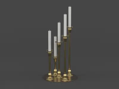 Candle Holder 3D model 3