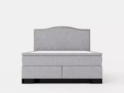 Hilton Luxury Complete Bed Pack160x200 Admiral Bed Give Top Low-poly 3D model