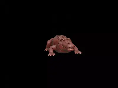 Crocodile Animal Sculpture 3D print model purchase