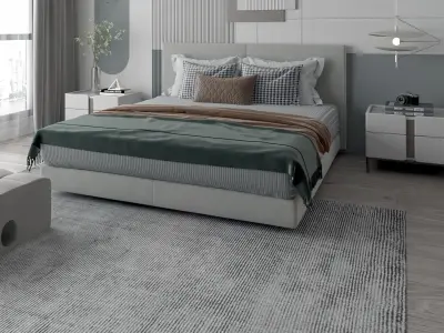 bedroom villa Modern decoration Home 3D model