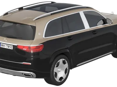 Mercedes-Benz GLS600 Maybach 2024 3D model
