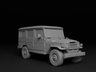 Toyota HJ45 4 door 3D print model