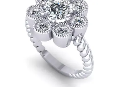 3D CAD NJ-1367-RIng 3D print model