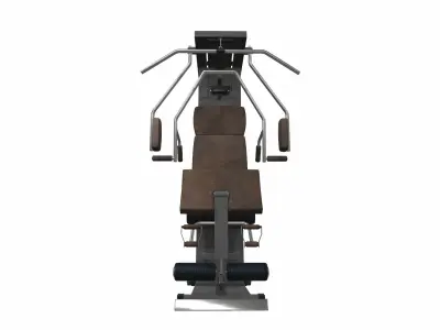 Strength fitness gym station 2 3D model