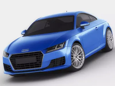 Audi TT 2015 3D model