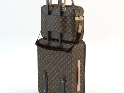 Louis Vuitton Pegase and Icare Monogram 3D model