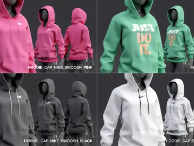 Nike Hoodie  3D model