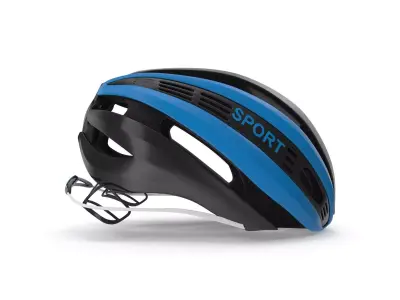 Blue Bicycle Helmet 3D model
