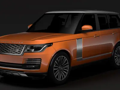 Range Rover Autobiography P400e L405 2018 3D model
