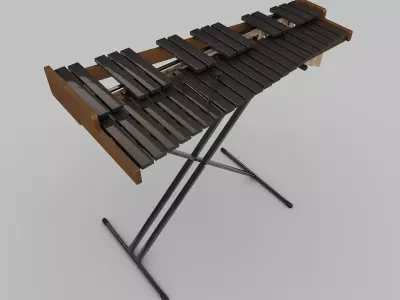 Xylophone model 3D model