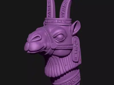 camel 3D print model