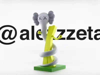  Kaws Born To Bend Textured Low-poly 3D model