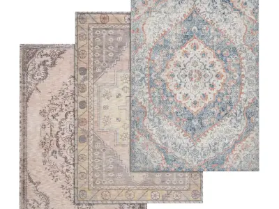 Rug Set 547 3D model
