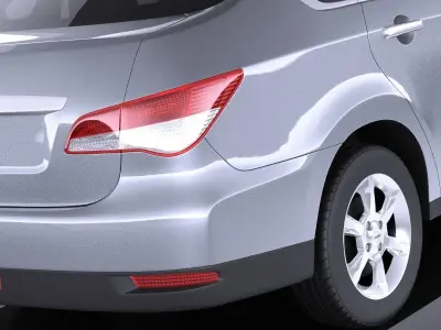 Nissan Almera 2013 VRAY 3D model