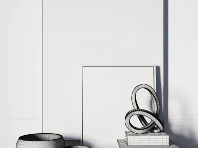 RH Decorative Set 001 3D model