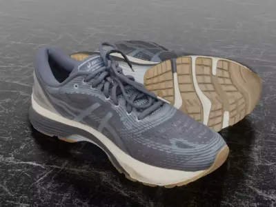 ASICS GEL NIMBUS 3D SHOES Low-poly 3D model