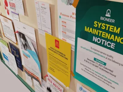 Notice board office wall notice board Low-poly 3D model