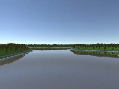  Race Track Megapack Low-poly 3D model