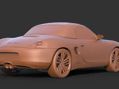 Porsche Boxster S 986 3D print model