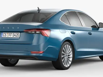 Skoda Octavia 2020 3D model