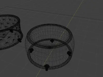 Coffee Tables Low-poly 3D model