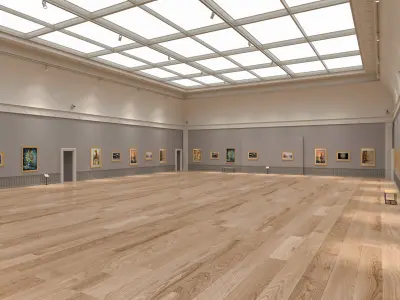 Art Gallery Exhibition 3 3D model