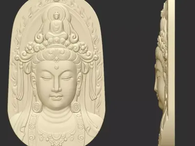 Kwanyin Bodhisattva 3D print model