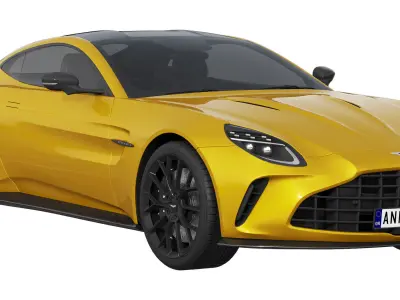 Aston Martin Vantage 2024 3D model