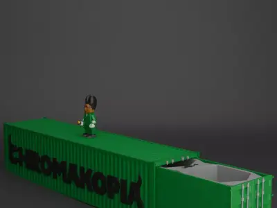 CUSTOM TYLER THE CREATOR CHROMAKOPIA LEGO AND BOX 3D print model