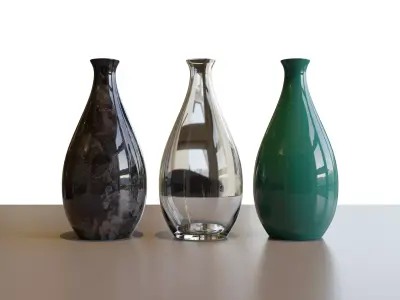 Vase - Cycles and Eevee Low-poly 3D model