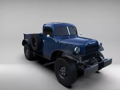 1946 Dodge Power Wagon 3D model