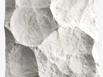 513-RockPanel sand paper wall art 3D model