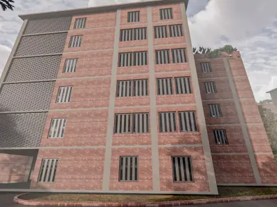 Shared Housing - Revit Model 3D model