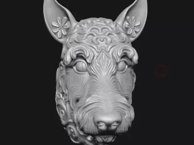 Schnauzer 3D print model