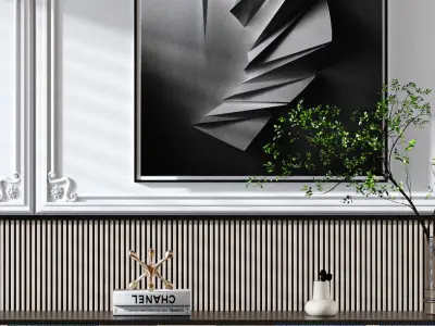 TV Luxury Modern Cabinet 3D model