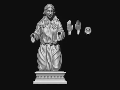Maria Magdalena - Jewerly - Masonry - Carpentry 3D print model