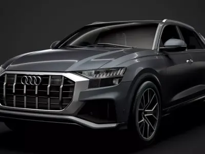 Audi SQ8 TDI 2020 3D model