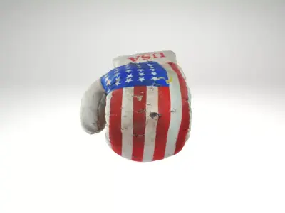 Boxing Glove Sports Equipment 3D Model 3D model
