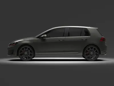 Volkswagen Golf 2014 3D model