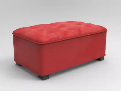 Zomg Pouf Low-poly 3D model