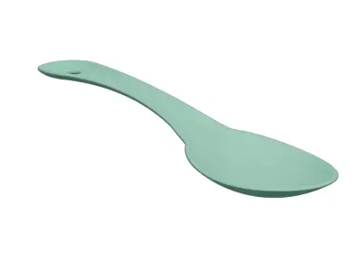 Plastic Premium Serving Spoon Toy 3D model