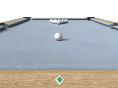PAULA PARSONS POOL TABLE 3D model