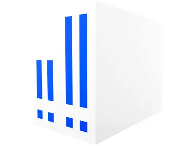 3D Industrial factory icon 3D model