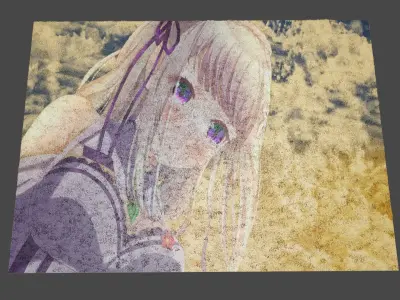 ANIME Carpet for the interior design LOOKING BEAUTIFUL 3D model