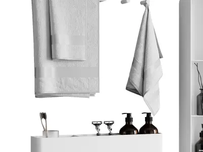 Bathroom Accessories 12 3D model