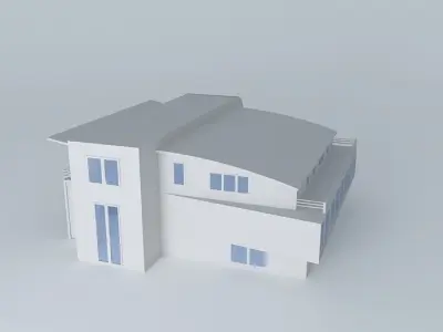 Exterior building Free 3D model