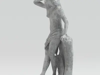 Augustin Pajou Psyche Abandoned 1796 3D model